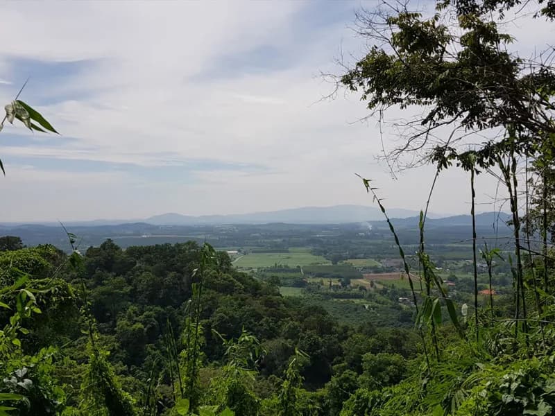 Khlong Si Yat reservoir scenic road