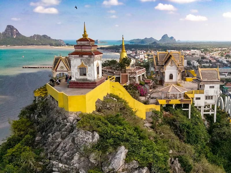 Impressive rock structures at Khao Sam Roi Yot National Park