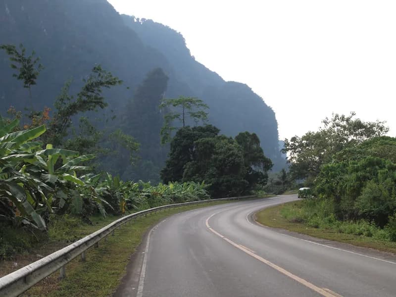 Quirky coffee shop stop on the way to Khao Sok