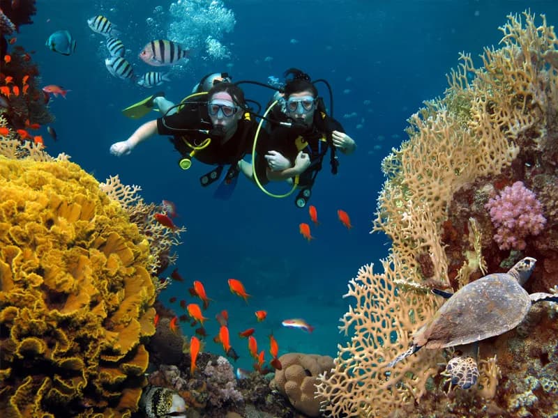 Phuket beach with crystal clear water