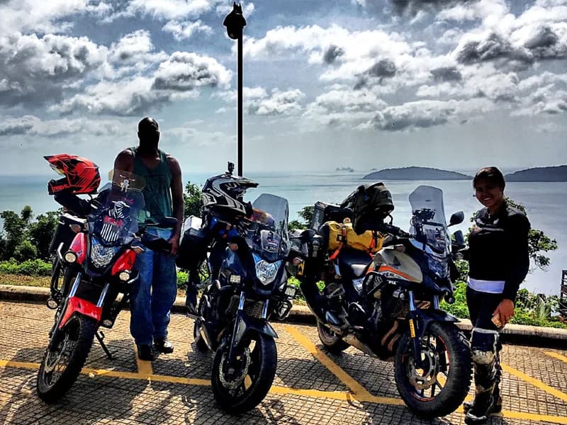 Glassy lake alongside the route to Hat Yai