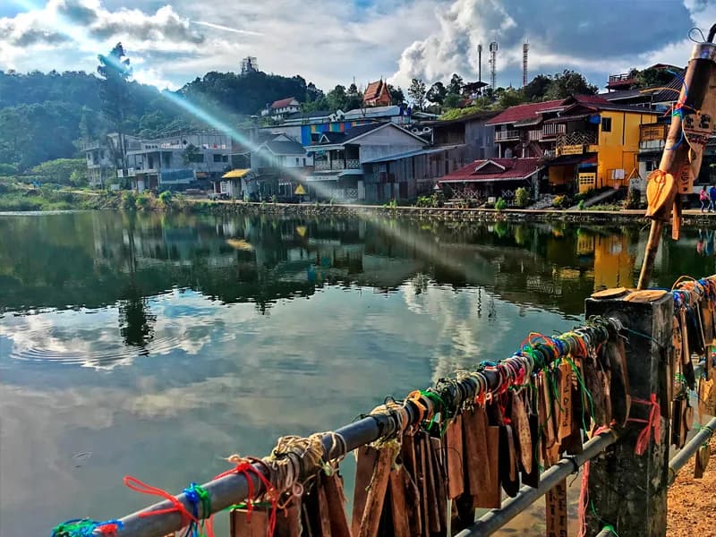 Mountain top viewpoint over Thong Pha Phum National Park